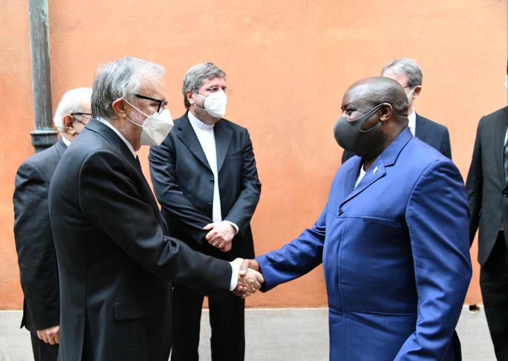 El presidente de la República de Burundi visita Sant'Egidio